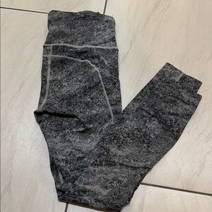 lululemon athletica Gray Patterned Leggings